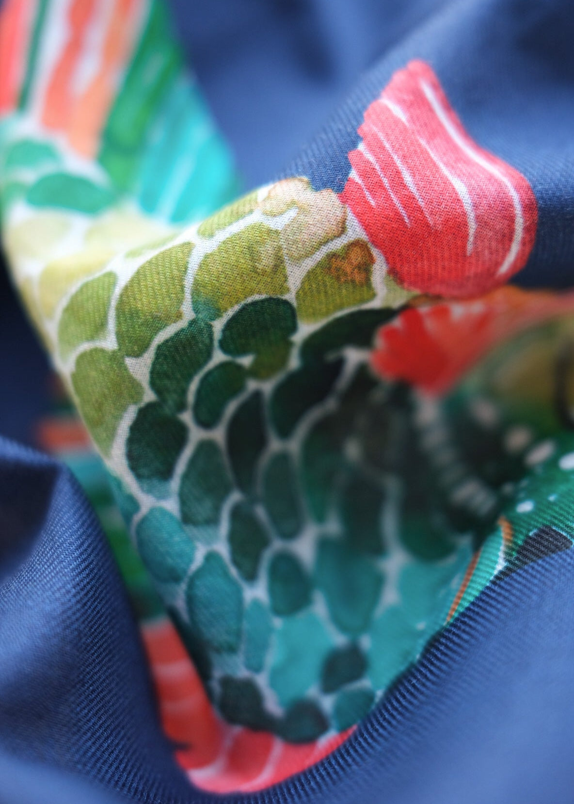Navy Blue Fishy Pareo