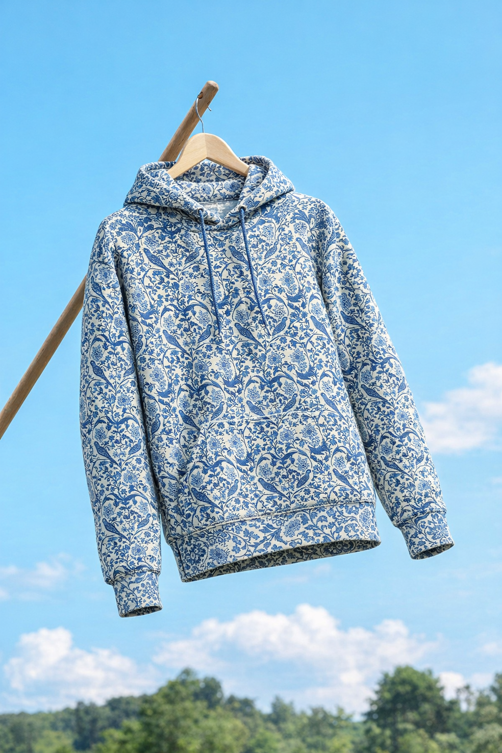 Blue Birds Hoodie